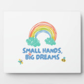 Gelukkige kinder Dag van de Kinderen Kleine Handen Fotoplaat (Voorkant)