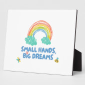 Gelukkige kinder Dag van de Kinderen Kleine Handen Fotoplaat (Zijkant)