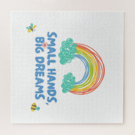 Gelukkige kinder Dag van de Kinderen Kleine Handen Legpuzzel