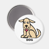 Gelukkige Kinder hondenmagneet Magneet (Voorkant / Achterkant)