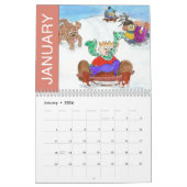 Gelukkige Kinder kinderkunst Kalender (Jan 2026)