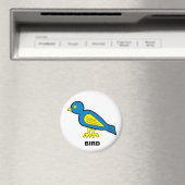 Gelukkige Kinder Vogelmagneet Magneet (Insitu (Vaatwasser))