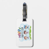 Gelukkige Kinderdag Kinderen Feest Bagagelabel (Achterkant verticaal)