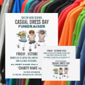 Gelukkige kinderen, Casual Dress Day Fundraiser Visitekaartje