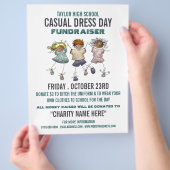 Gelukkige Kinderen, Fundraisingadvertentie Casual  Flyer (Hand)