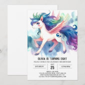 Gelukkige Kinderen Paard Verjaardag Kaart (Voorkant / Achterkant)