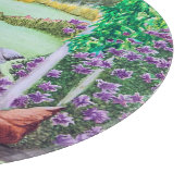 Gelukkige Kippen Tuin Snijplank (Hoek)