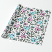 Gelukkige Kittens Cadeaupapier (Uitgerold)