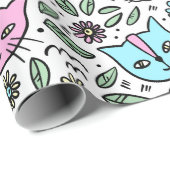 Gelukkige Kittens Cadeaupapier (Rol Hoek)
