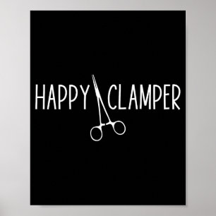 Gelukkige Klamper - Mannen Vrouwen Chirurgische Te Poster