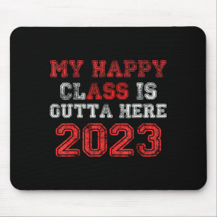 Gelukkige klas is hier weg 2023 shirt grappig muismat