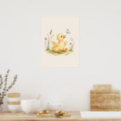 Gelukkige Kleine Eend Kinderkamer Poster (Keuken)