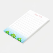 Gelukkige Kleine Kikkers Dingen Om Te Doen Post-it® Notes (Schuin)