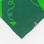 Gelukkige Kleine Kikkers Fleece Deken (Hoek)