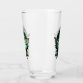 Gelukkige Kleine Trol Chibi illustratie glazen bek (Links)