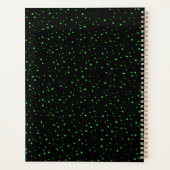 Gelukkige Kleurrijke Hagedis Grote Ogen Blad Groen Planner (Achterkant)