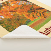 Gelukkige kleurrijke herfstsherpa deken (3/4)