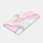 Gelukkige Kleurrijke Pastel Kleuren Notities  Post-it® Notes (Schuin)