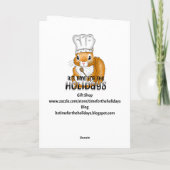 Gelukkige Knuffel een Vegetariër Dag! Kaart (Achterkant)