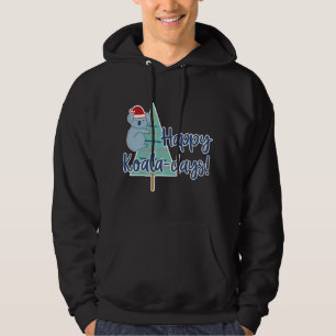 Gelukkige Koala-dagen Leuke Koala in een Kerstboom Hoodie