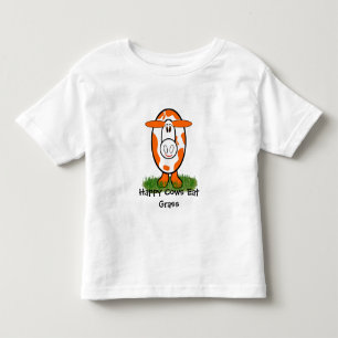 Gelukkige Koeien Eten Gras - - Aangepast - Aangepa Kinder Shirts