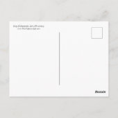 Gelukkige Koning van Diamanten Briefkaart (Achterkant)