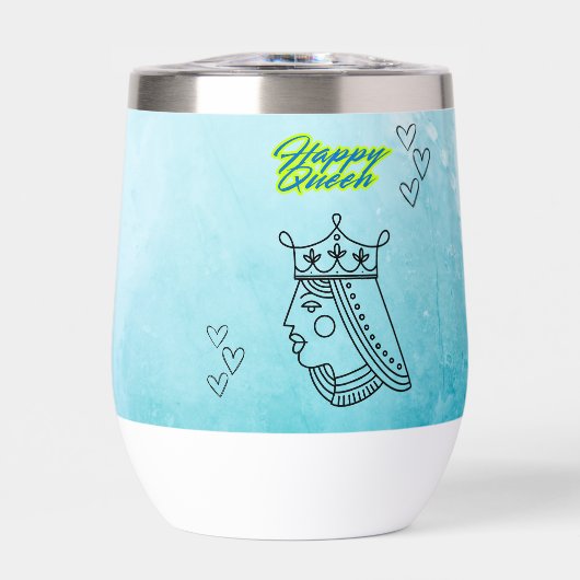 Gelukkige koningin. (Voorkant)