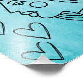 Gelukkige koningin foto afdruk (Hoek)