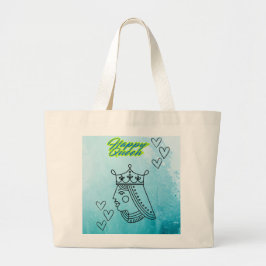 Gelukkige koningin. grote tote bag