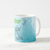 Gelukkige koningin koffiemok (Voorkant rechts)