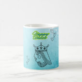 Gelukkige koningin koffiemok (Center)