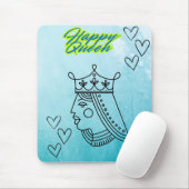 Gelukkige koningin. muismat (Met muis)