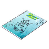 Gelukkige koningin. notitieboek (Linkerzijde)