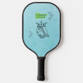 Gelukkige koningin. pickleball paddle (Achterkant)