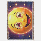 Gelukkige Kosmische Ogen Emoji Deken (Voorkant Verticaal)