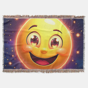 Gelukkige Kosmische Ogen Emoji Deken