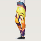 Gelukkige Kosmische Ogen Emoji Leggings (Links)