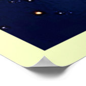 Gelukkige Kosmische Ogen Emoji Poster (Hoek)