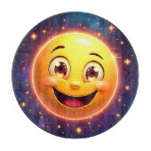 Gelukkige Kosmische Ogen Emoji Snijplank (Voorkant)