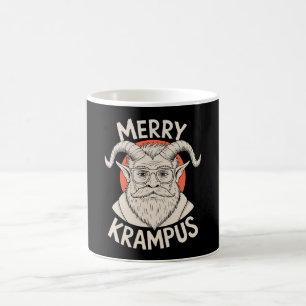 Gelukkige Krampus Mythische Kerstmis Kerst Vakanti Koffiemok