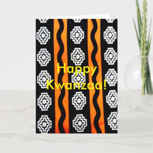 Gelukkige Kwanzaa! Feestdagen Kaart