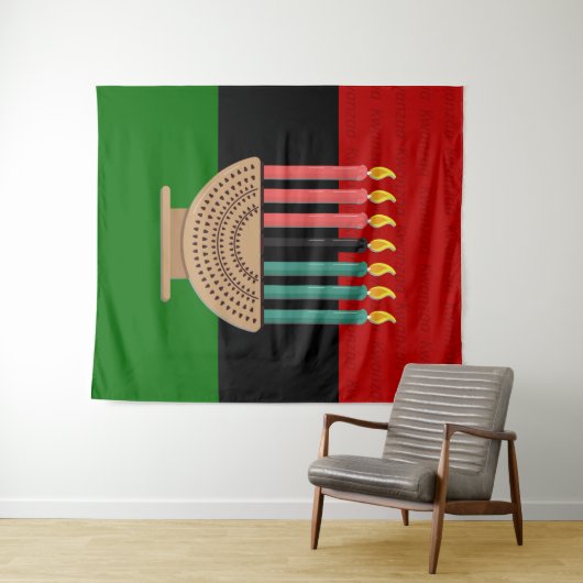 GELUKKIGE KWANZAa -> GELUKKIGE KWANZAA Wandkleed (In Situ (horizontaal))