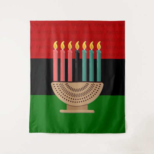 GELUKKIGE KWANZAa -> GELUKKIGE KWANZAA Wandkleed (Voorkant)
