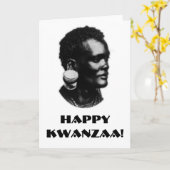 Gelukkige Kwanzaa! Kaart (Gele Bloem)