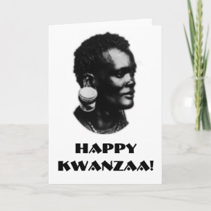 Gelukkige Kwanzaa! Kaart
