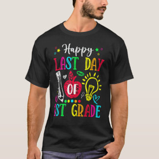 Gelukkige laatste dag van de 1e klas  Afstudeerler T-shirt