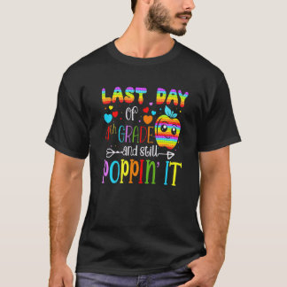 Gelukkige laatste dag van de 4e klas en nog steeds t-shirt