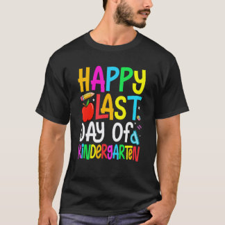 Gelukkige laatste dag van de kleuterschool afstude t-shirt