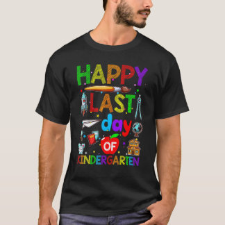 Gelukkige laatste dag van de kleuterschool afstude t-shirt