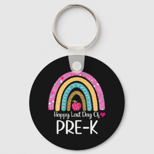 Gelukkige laatste dag van Pre-k Teacher Kinder Leo Sleutelhanger